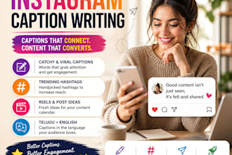 write catchy instagram captions and content ideas