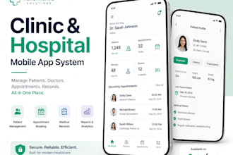 build clinic management and hospital mobile app system