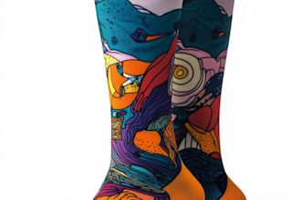design custom and unique socks design