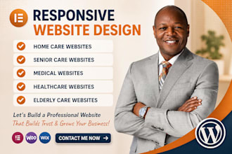 design modern healthcare, mental health, group home, independent living website