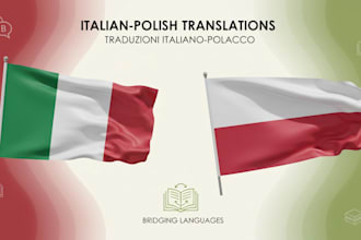 traduzione da polacco a italiano e viceversa