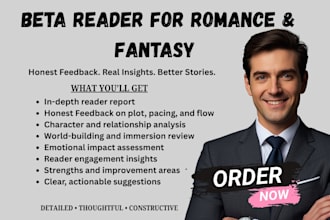 beta read romance fantasy book, fan fantasy beta reader honest feedback