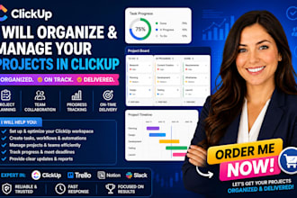 setup clickup workflow automation clickup expert project management
