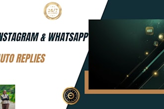 set up instagram and whatsapp auto replies for your business