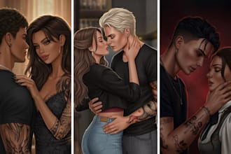 draw dark mafia romance book cover nsfw couple illustration nsfw romance fiction