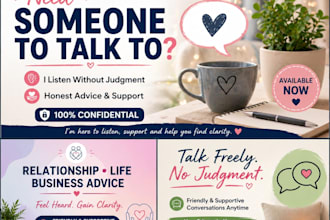 listen and give honest advice,both relationship and business