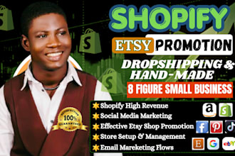 do shopify marketing to boost shopify sales etsy promotion for etsy sales