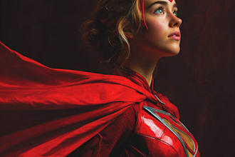 create superhero fan art illustration