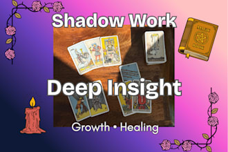 give you a deep shadow work tarot reading for self growth and healing
