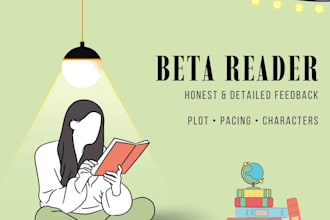 beta read your story and provide detailed feedback