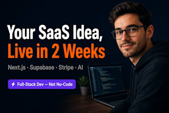 build your saas mvp or ai web app with next js and supabase