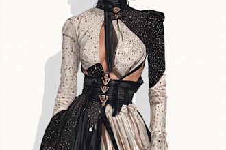 draw fashion illustrations, sketches and design collections