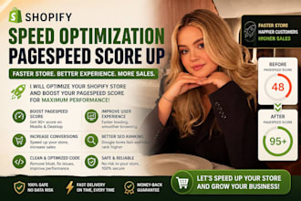 do shopify speed optimization, shopify pagespeed score up, shopify website speed