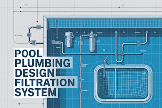 pool plumbing design filtration system layout swimming pool hydraulic plan