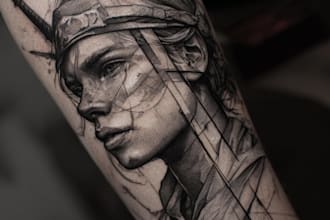 professionally design your sleeve tattoo