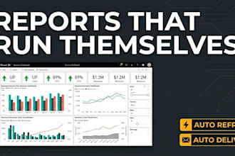 build power bi reports that update and deliver themselves automatically