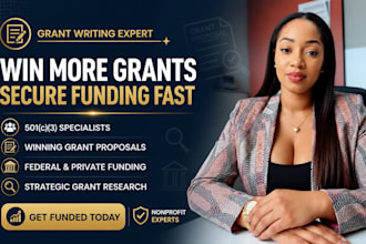 do grant writing, grant research, and proposals for nonprofits
