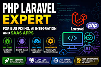 php laravel expert fix bugs ai integration saas development