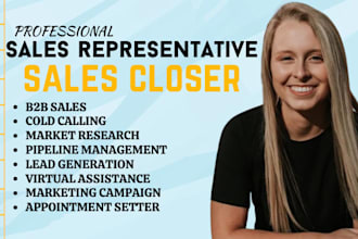 be your sales closer b2b sales agent sales representative salesperson