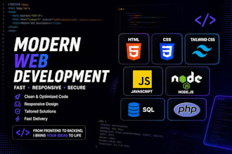 build a responsive and modern front end website
