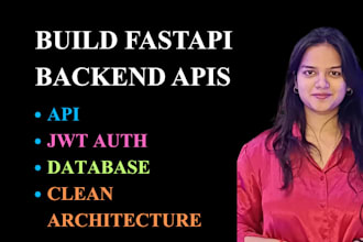 build fastapi backend with database and authentication