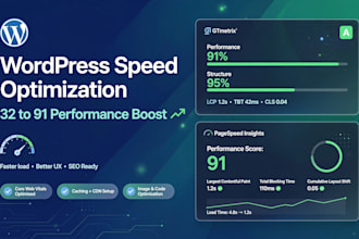fix wordpress speed and core web vitals for google pagespeed
