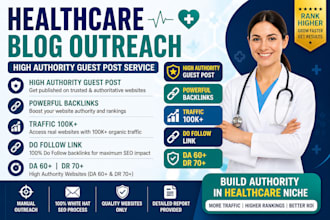 do healthcare blog outreach for guest posts