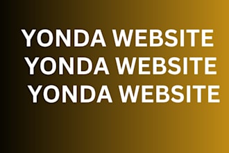 design yonda website within 24 hours