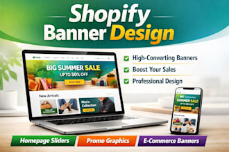 design high converting shopify banner for your ecommerce