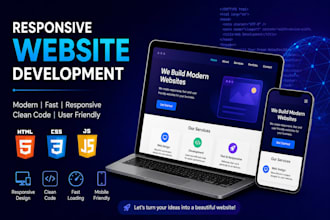 create a website as a web developer