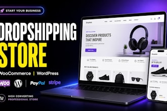 build woocommerce dropshipping website for ecommerce business