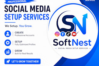 design and setup your social media brand
