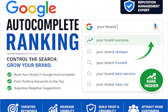 rank your business on google autocomplete sugestions