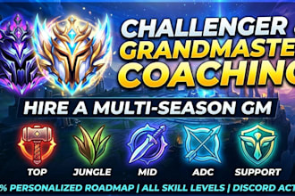 provide professional coaching from a high elo perspective