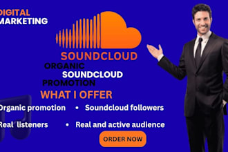 promote your soundcloud music organically to grow real fans and engagement