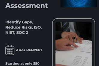 create a cybersecurity risk assessment report iso nist soc2
