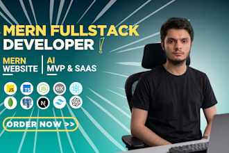 be mern stack or full stack ai developer with ai integrations