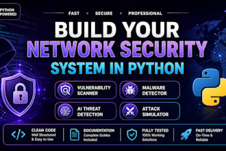 develop python cybersecurity tools and vulnerability scanner