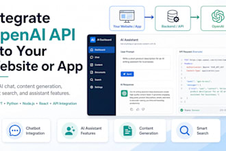 integrate openai API into your website or app