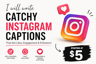 write catchy instagram captions for your post