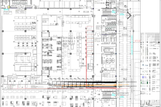 accurately convert PDF, sketch, or image to autocad dwg