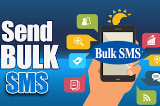 send bulk sms marketing, text message campaign, bulk sms blast and sms