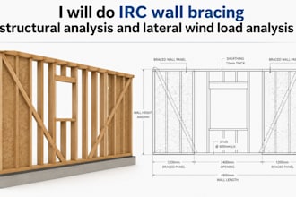irc wall bracing structural analysis and lateral wind load analysis