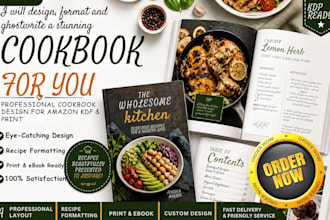 design cook book recipes formatting cook book kids cookbook