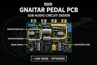 design guitar pedal audio circuit pcb tested schematic signa