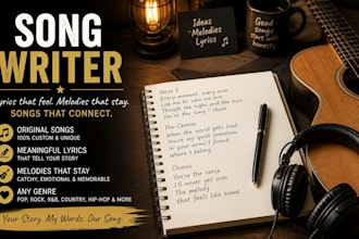 write custom song lyrics, just for you