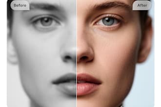 restore and enhance faces in photos to HD quality