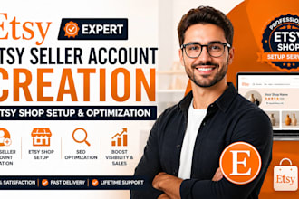 etsy seller account creation, etsy seller account, etsy account creation