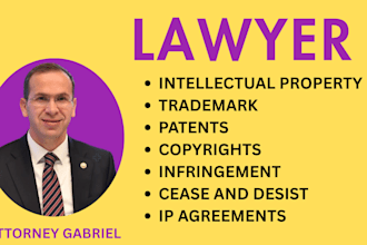 be intellectual property, trademark, patent and copyright infringement lawyer