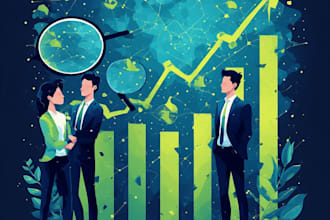 create professional flat vector illustrations for web and mobile